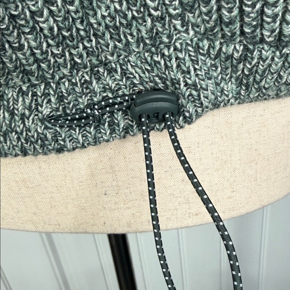 Lou & Grey Marled Drawstring Hem Sweater Womens  L Green NWT - Picture 8 of 12